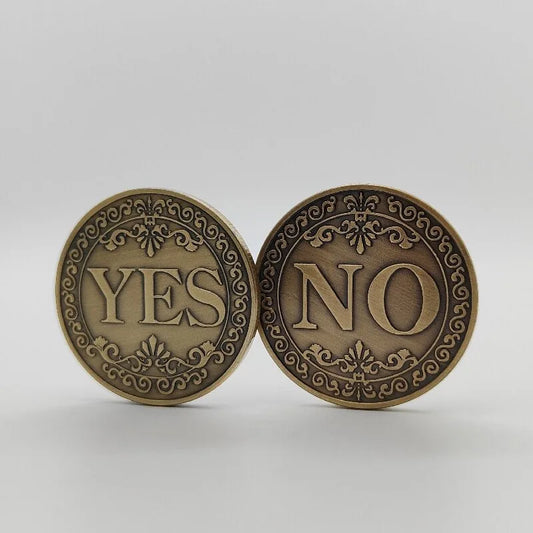 1PC Bronze No Commemorative Coin Game Prop Souvenir Non-Currency Decor