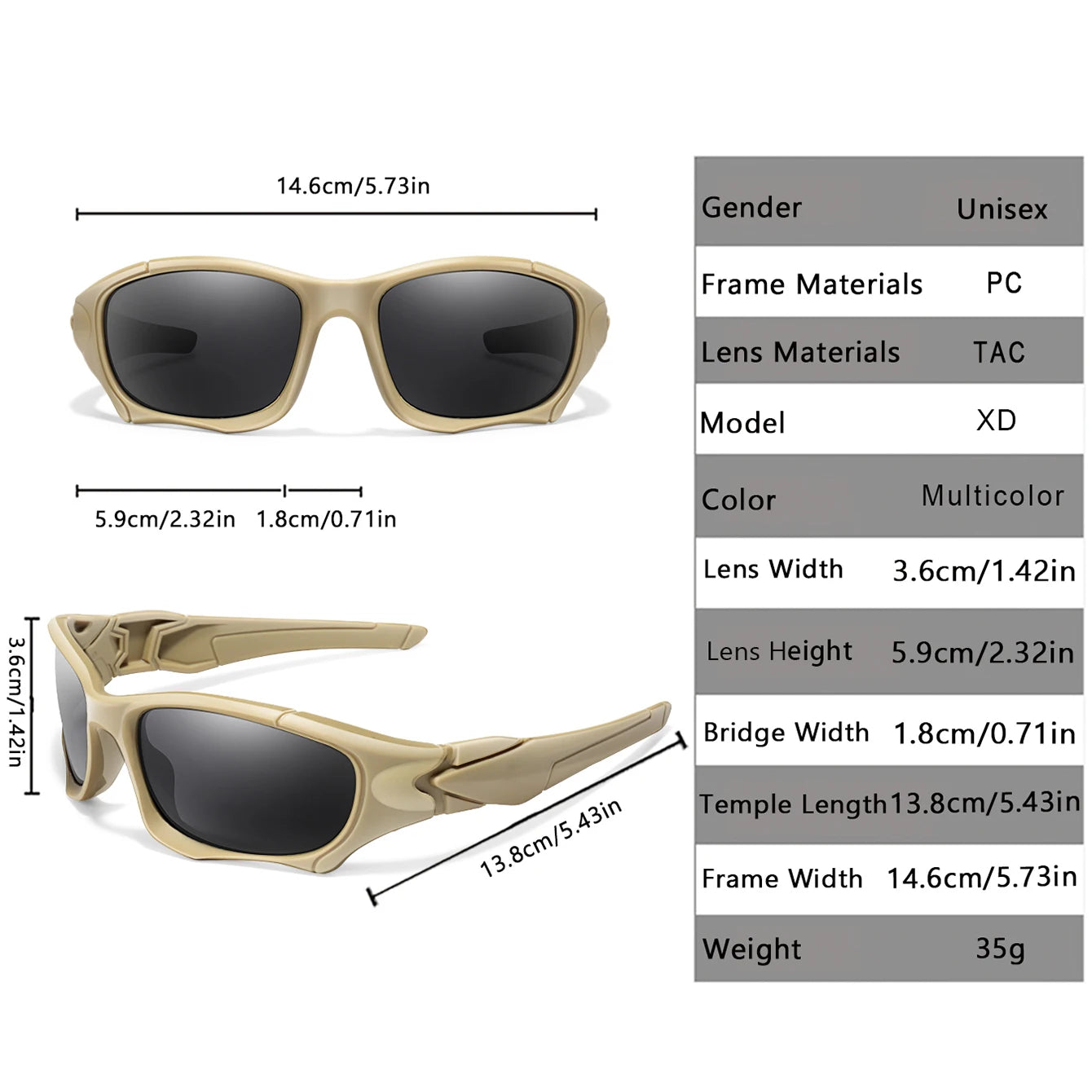 Polarized Fishing Sunglasses UV Protection Camouflage Shades Men Women