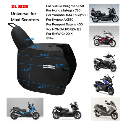 KEMiMOTO Knee Warmer Protector Leg Cover For Scooters Motorcycle Winter Quilt Windproof Water Repellent For Honda For Vespa-EXPROTAS