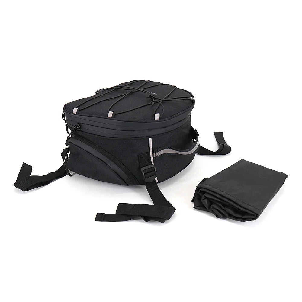 Motorcycle Tail Bag Black Waterproof 1300GS R1300 Rear Seat Luggage