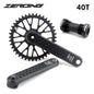 ZEROING Road Folding Bicycle Crankset 10/11/12speed Single Chainring 40/42/44/46/48T With Bracket Bottom BSA For Gravel Bike-EXPROTAS
