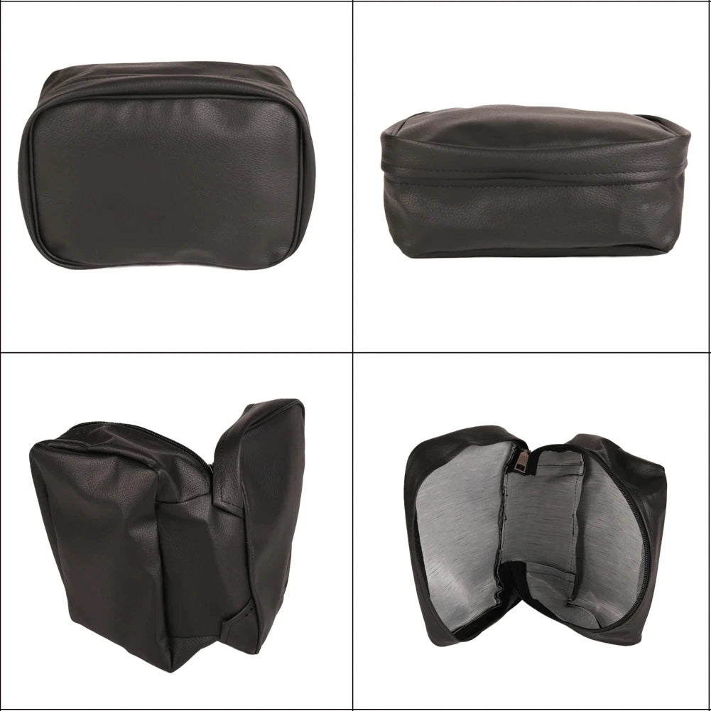 Off Road Motorcycle Rear Tool Bag PU Leather Waterproof For Honda CRF XR Series