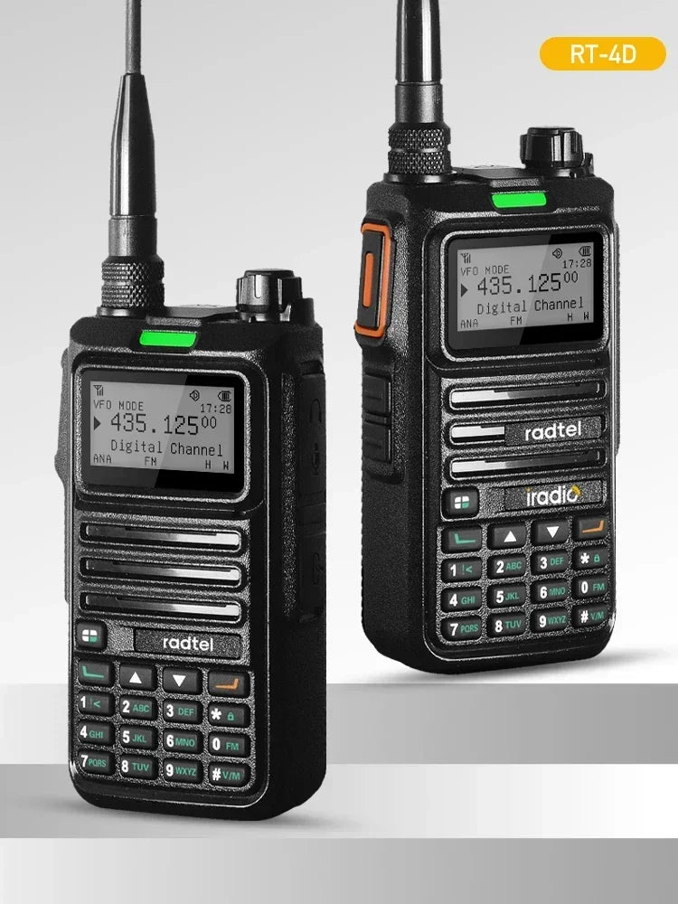 Radtel Digital Walkie Talkie Ham Radio DMR 1024 Channels Dual Band