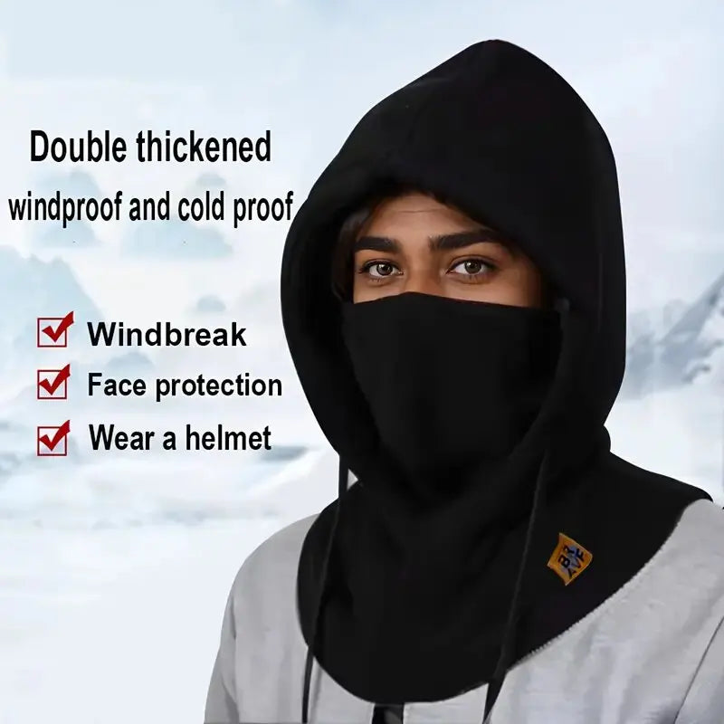 Winter Face Cover Balaclava Hat Windproof Neck Warmer for Men Women