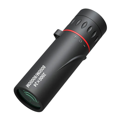 24x HD Monocular Telescope with Phone Adapter Pocket Scope Stargazing Travel