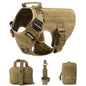 Tactical Military Vest Dog Harness & Leash Set for German Shepherds All Breeds