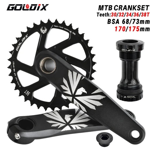 GOLDIX MTB Direct Mount Crankset 0mm Offset 170/175mm for 30–38T Chainring - EXPROTAS