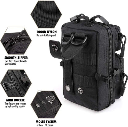 Tactical Outdoor Camping Bag Military Molle EDC Waist Pack Medical Pouch