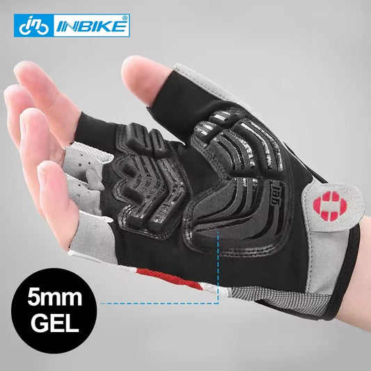 Half Finger Cycling Gloves Shockproof Gel Pad for MTB Gym Fitness