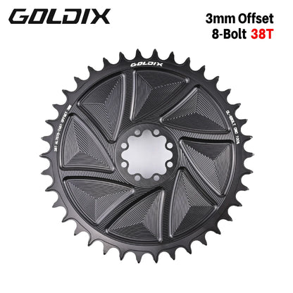 Goldix Chainring Wide Narrow CNC for SRAM 8-Bolt Crankset