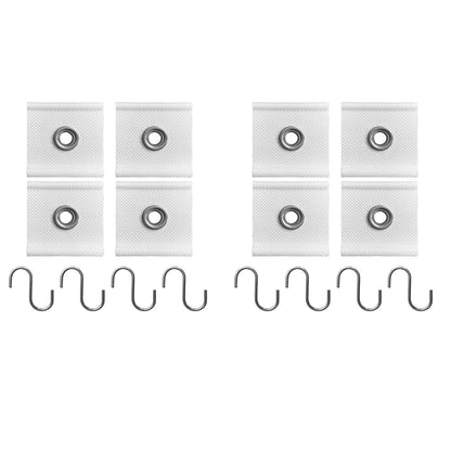 4Pcs S Shaped Camping Awning Hooks Clips Durable RV Tent Hangers Light Hangers with Holes Practical Caravan Camperb Accessories