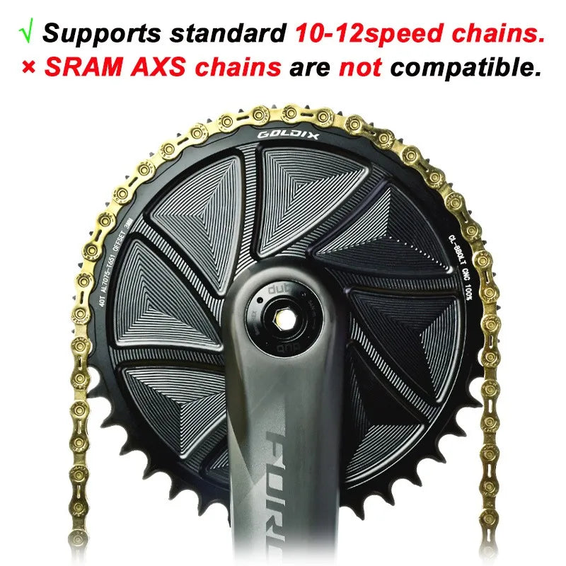Goldix Direct Mount Chainring 3mm Offset for Sram XX1 X01 X0 X9 NX SX