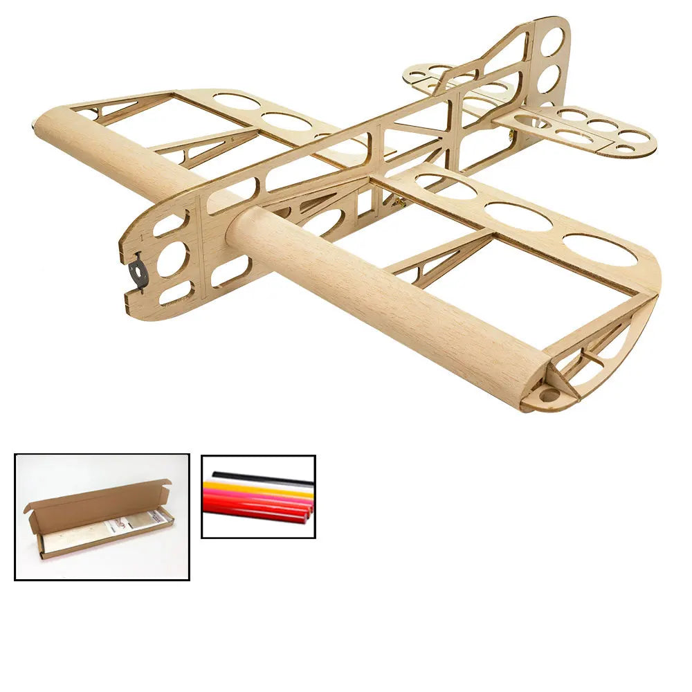 Balsa Wood Airplane 600mm Wingspan Model for Beginners