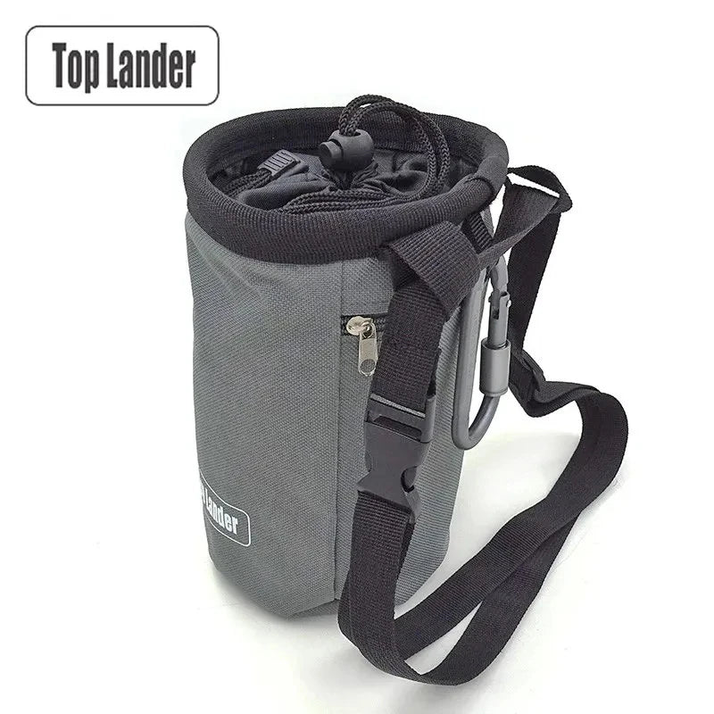 Rock Climbing Chalk Bag Magnesia Pouch with Waterproof Pocket