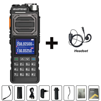 BAOFENG UV-25L Ham Radio High Powerful Tactical Walkie Talkie 50KM Four-Band Type-C 999Channel Two Way Radio BAOFENG NEW Upgrade-EXPROTAS