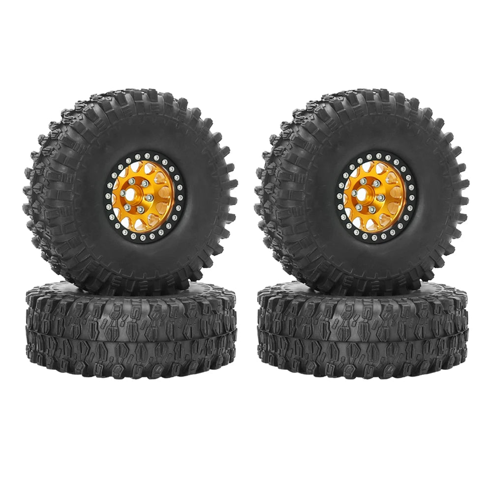 Beadlock Wheel 1.9 Metal Rim for 1/10 RC Crawler Axial SCX10 TRX-4 Redcat