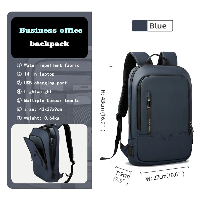 Heroic Knight Men Business Backpack Multifunction Slim Laptop Bags For Women outdoors Waterproof pack Aesthetic Backpack Design-EXPROTAS