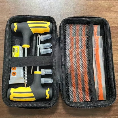 Portable Flat Tire Repair Rubber Cement Multi-Tool for Roadside Use