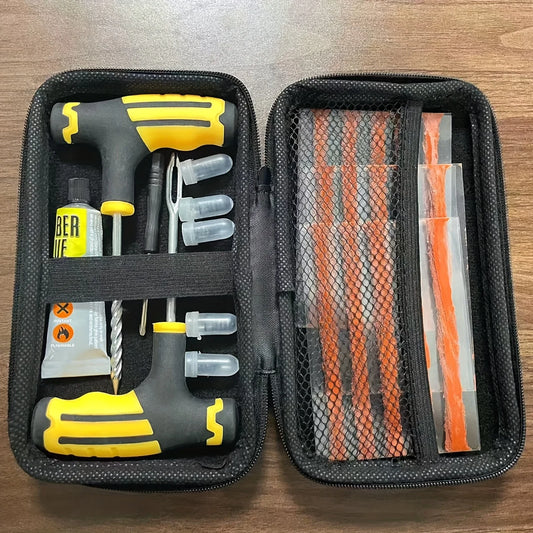 Portable Flat Tire Repair Rubber Cement Multi-Tool for Roadside Use