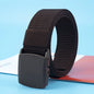 Nylon Adjustable Belt 120cm Tactical Outdoor Military Waist Plastic Buckle