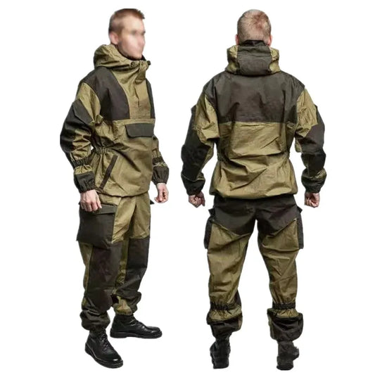 Gorka 4 Men's Mountain Camouflage Combat Suit Cotton Blend Working Hunting Training Uniform Short Eye-catching Design