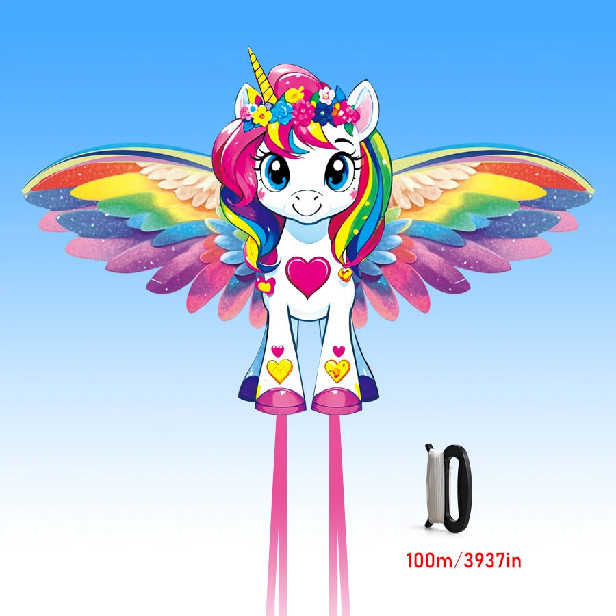 1.4-Meter Foal Kite Easy to Fly for Beginners Colorful Wings Irregular Shape