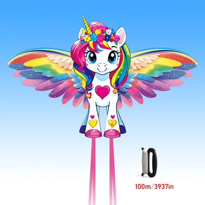 1.4-Meter Foal Kite Easy to Fly for Beginners Colorful Wings Irregular Shape