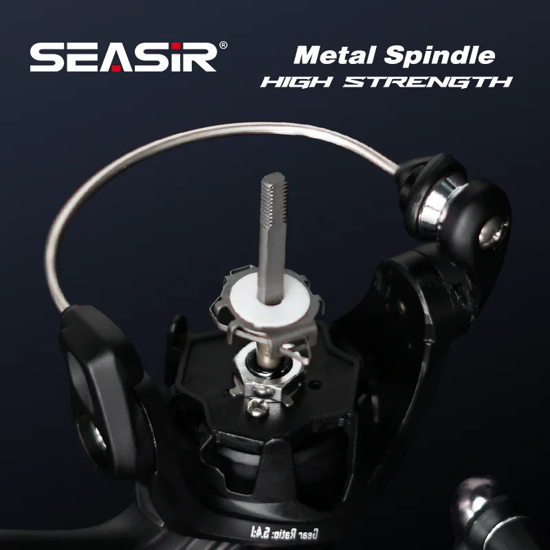 Spinning Reel 139g Ultralight 6Kg Max Drag Fishing Wheel 5.4:1 Gear Ratio