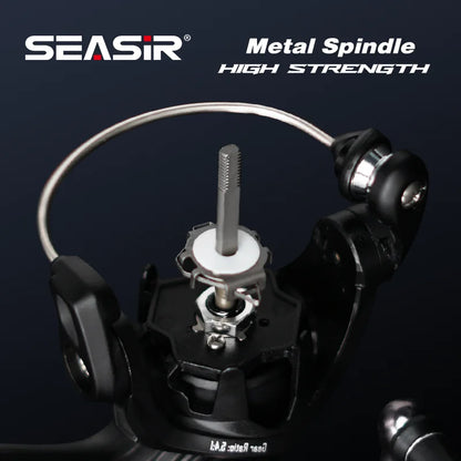 Spinning Reel 139g Ultralight 6Kg Max Drag Fishing Wheel 5.4:1 Gear Ratio