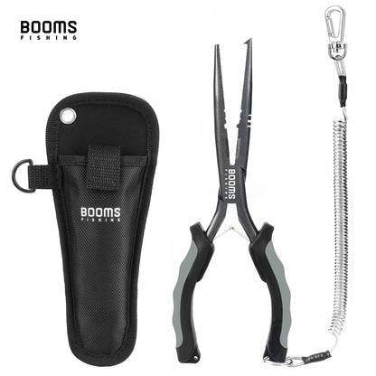 Fishing Pliers Hook Remover 23cm Stainless Steel Line Cutter Scissors Tongs