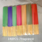 140 Incense Sticks Set with 20 Sticks Each - Rose, Lavender, Sandalwood