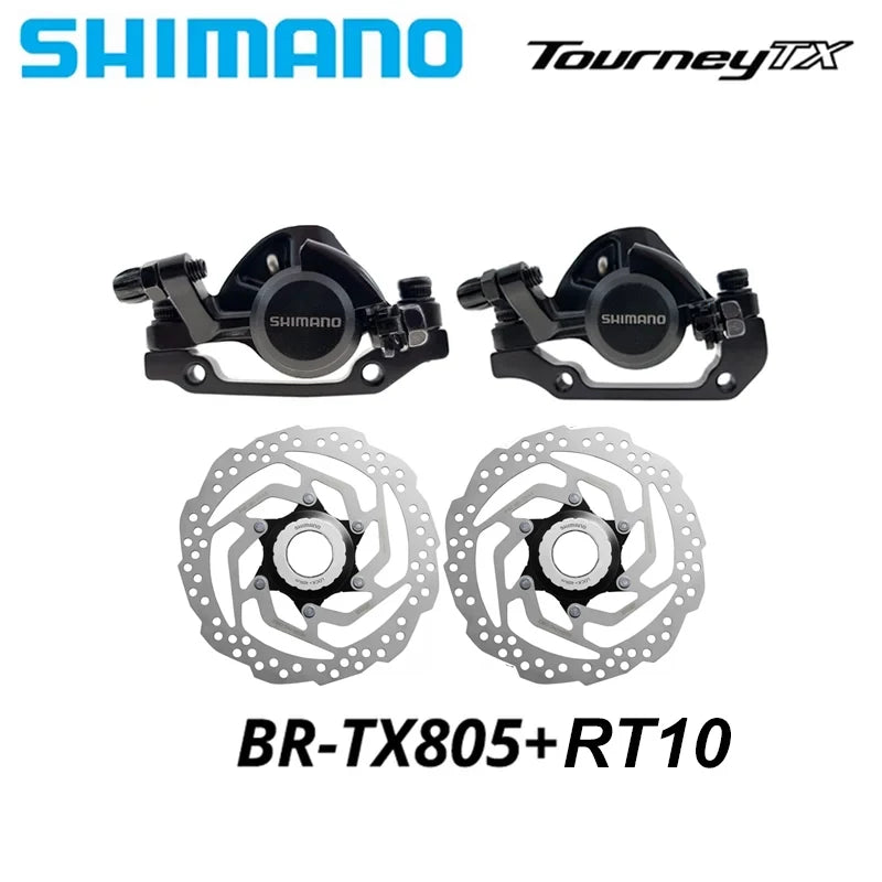 Shimano Tourney BR-TX805 Mechanical Disc Brake Caliper with Resin Pads