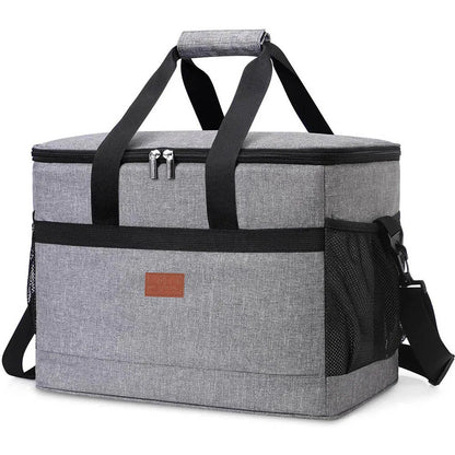 35L Insulated Picnic Lunch Bag Large Collapsible Cooler for Camping Travel