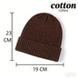 Winter Wool Knitted Beanie Hat Men Women Warm Cap Unisex Skull Cap
