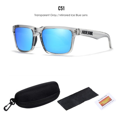 2025 KDEAM Polarized Sunglasses Red Mirror Lens Unisex Outdoor Eyewear