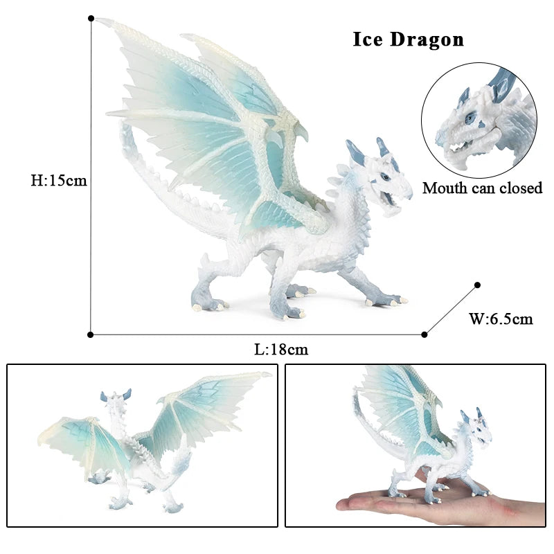 Oenux Fantasy Creature PVC Figure Dragon Phoenix Dinosaur Animal Model - EXPROTAS