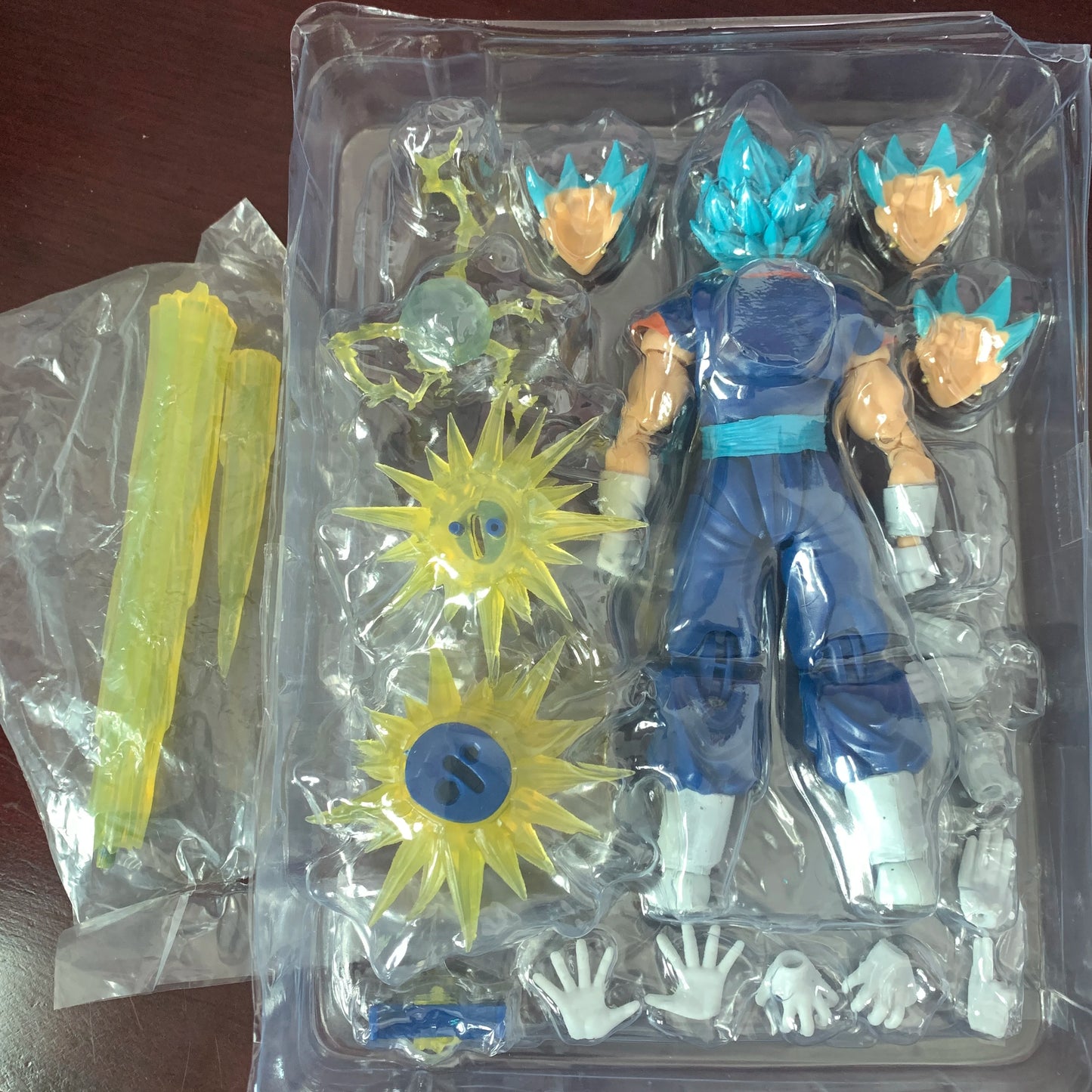 SHF Dragon Ball Super Saiyan Vegito Action Figure God Anime DragonBall Gokou Figurine Toy Christmas Gift Collection-EXPROTAS