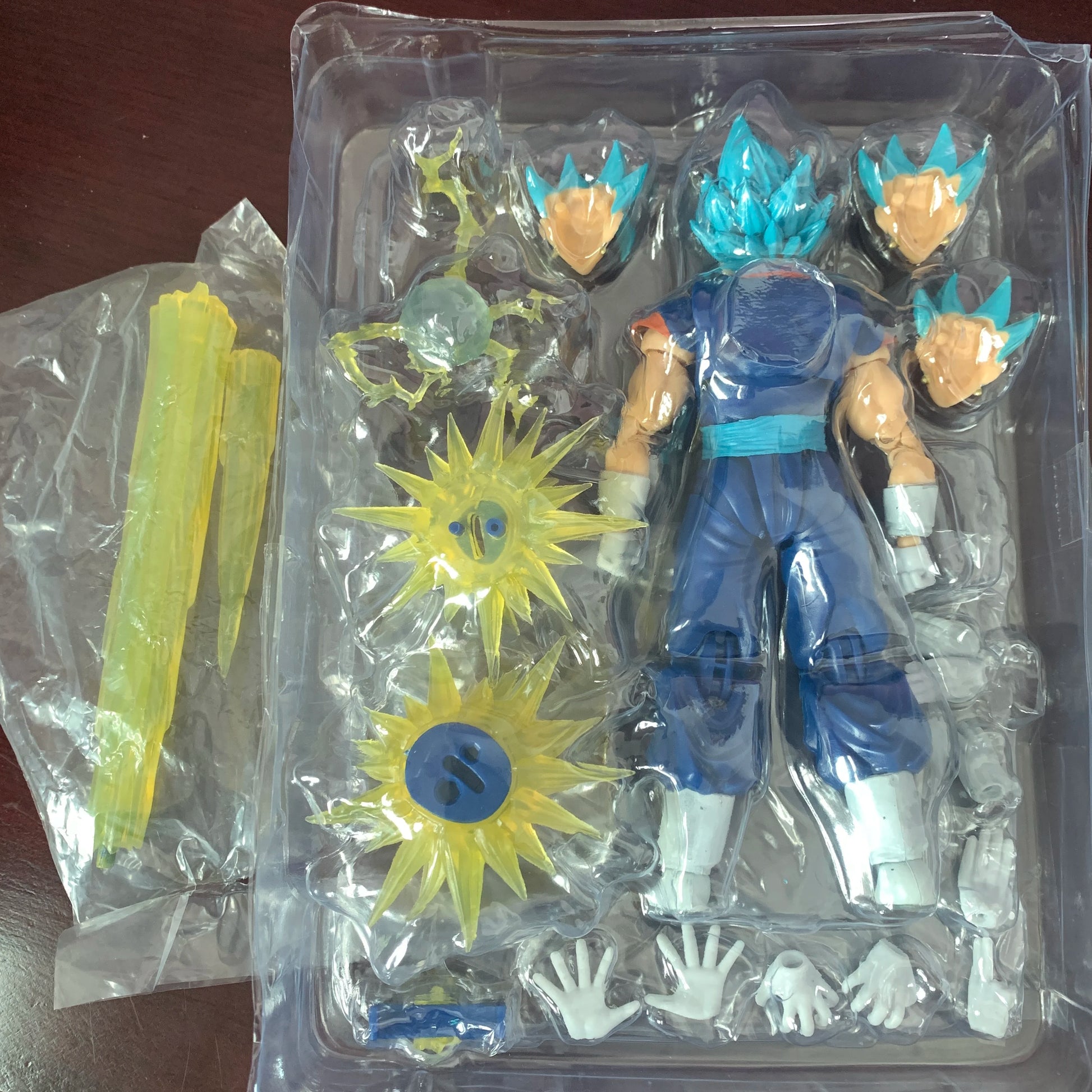 SHF Dragon Ball Super Saiyan Vegito Action Figure God Anime DragonBall Gokou Figurine Toy Christmas Gift Collection-EXPROTAS