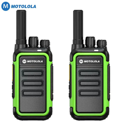 2Pcs Walkie Talkie Long Range Two Way Radio Portable UHF Talkies