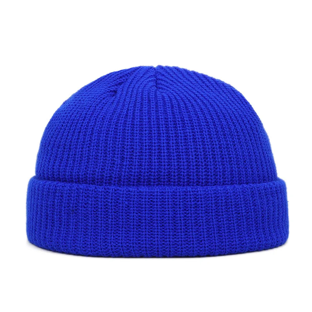 Winter Warm Beanies Wool Knitted Hat Casual Unisex Adult Men Female