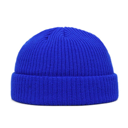 Winter Warm Beanies Wool Knitted Hat Casual Unisex Adult Men Female