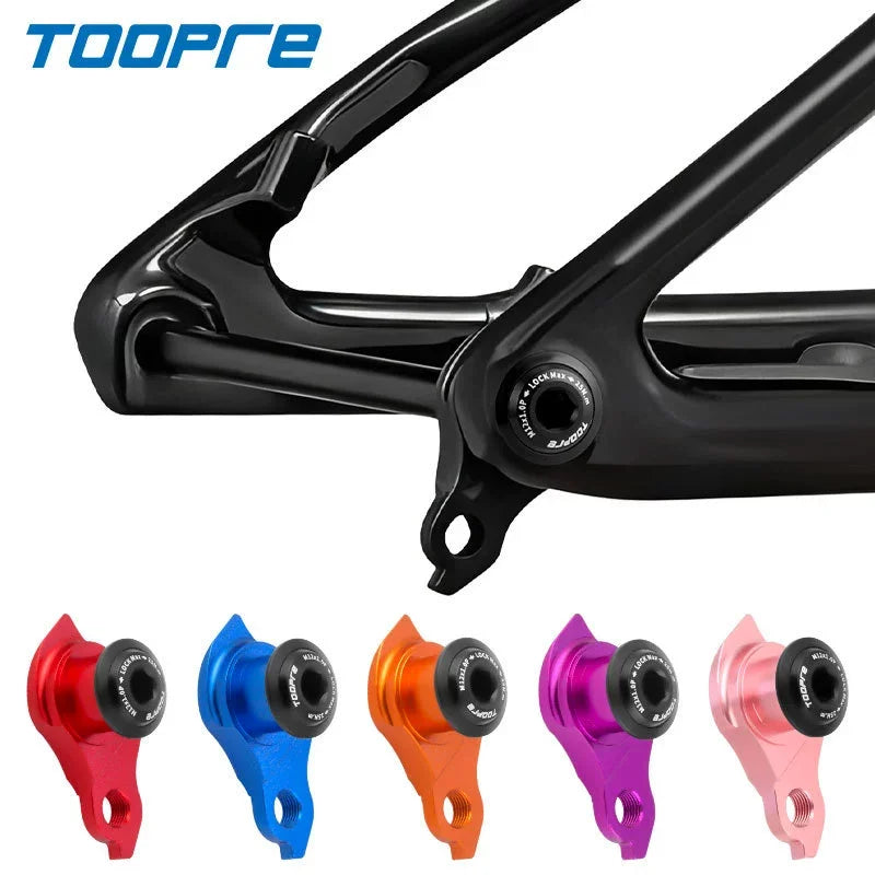 TOOPRE Bicycle UDH Straight-mounted Tail Hook Nut Mountain Road Bike Barrel Axle Frame Rear Tail Hook Universal Lifting Ear