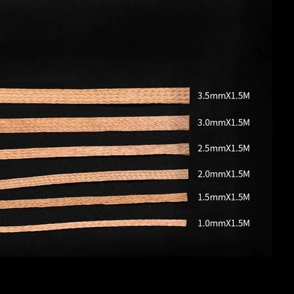 Solder Remover Wick 1.5M Braid Wire 1-4mm Desoldering Repair Tool