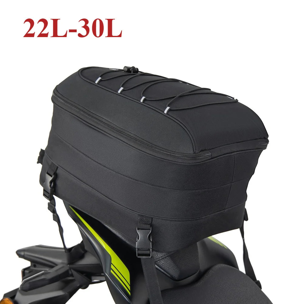 Motorcycle Tail Bag 7-12L Waterproof Storage for Scooter Luggage Accessories