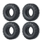 YEAHRUN 4Pcs 1.0inch Soft Rubber Wheel Tires 50/54/58/62/64/65mm for TRX-4M 1/18 Axial SCX24 1/24 RC Crawler Car Upgrade Parts-EXPROTAS