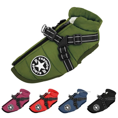 Waterproof Dog Coat Jacket Warm Winter Vest for Small Medium Pets