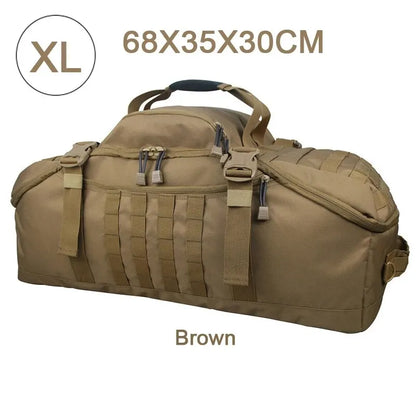 Gym Duffel Bag 80L Tactical Backpack Unisex Camping Hiking Rucksack