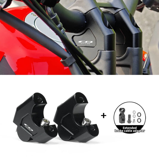 For Honda CB650R Handlebar Riser Clamp Adapter Height Lift Mount 2019-2025