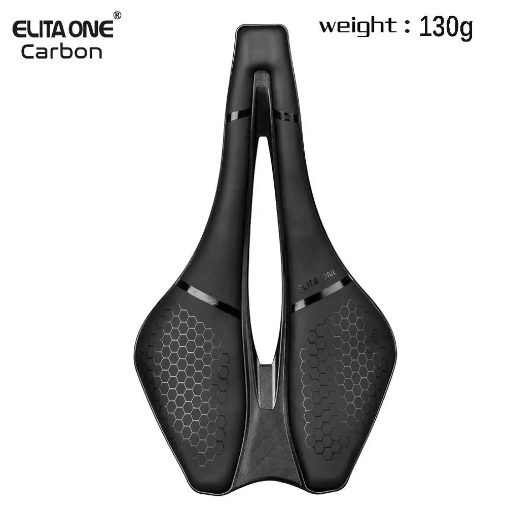 Elitaone Carbon Rail Bike Saddle 130g Lightweight 245x139mm Road Seat