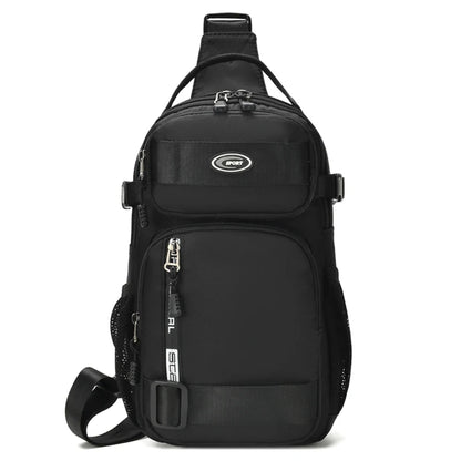 Men's Chest Bag Waterproof Crossbody Sling Backpack Travel Outdoor USB